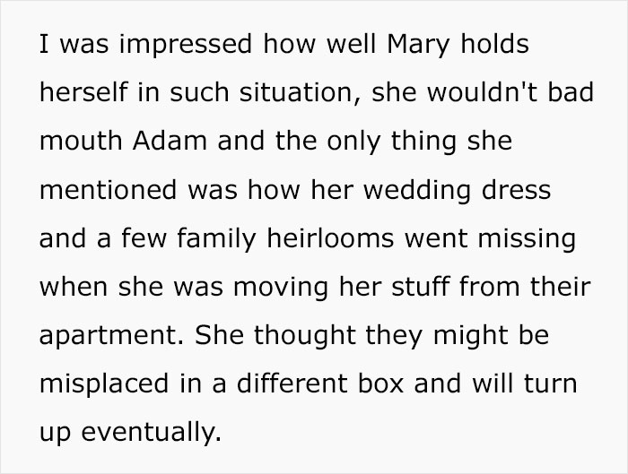 Woman Wonders If She’s The Jerk For Causing Newlyweds To Be Taken To A Police Station After The Bride Gets Caught Wearing Her Husband’s Ex-Wife’s Dress Woman Wonders If She’s The Jerk For Causing Newlyweds To Be Taken To A Police Station After The Bride Gets Caught Wearing Her Husband’s Ex-Wife’s Dress