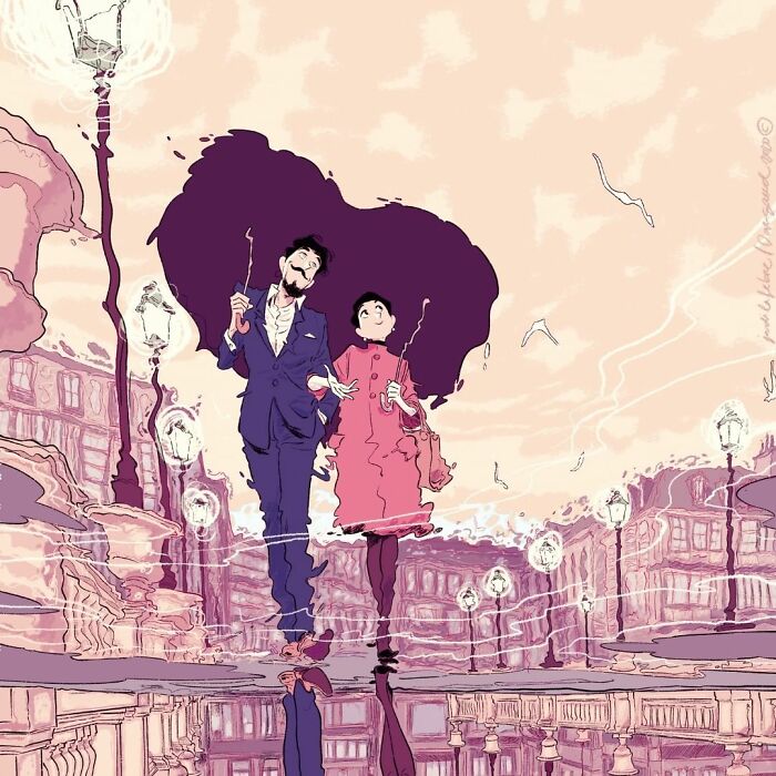 Artist Perfectly Captures The Essence Of A Loving Family (30 Illustrations) Artist Perfectly Captures The Essence Of A Loving Family (30 Illustrations)