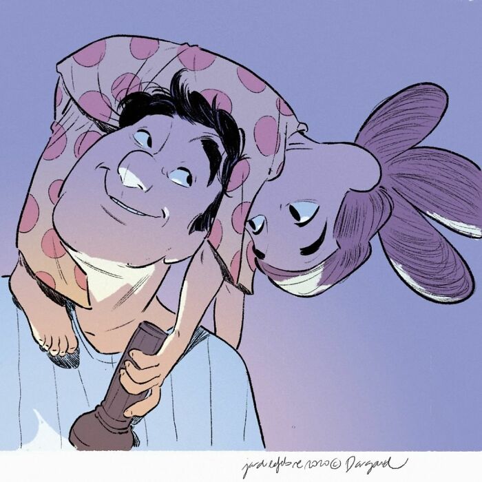 Artist Perfectly Captures The Essence Of A Loving Family (30 Illustrations) Artist Perfectly Captures The Essence Of A Loving Family (30 Illustrations)