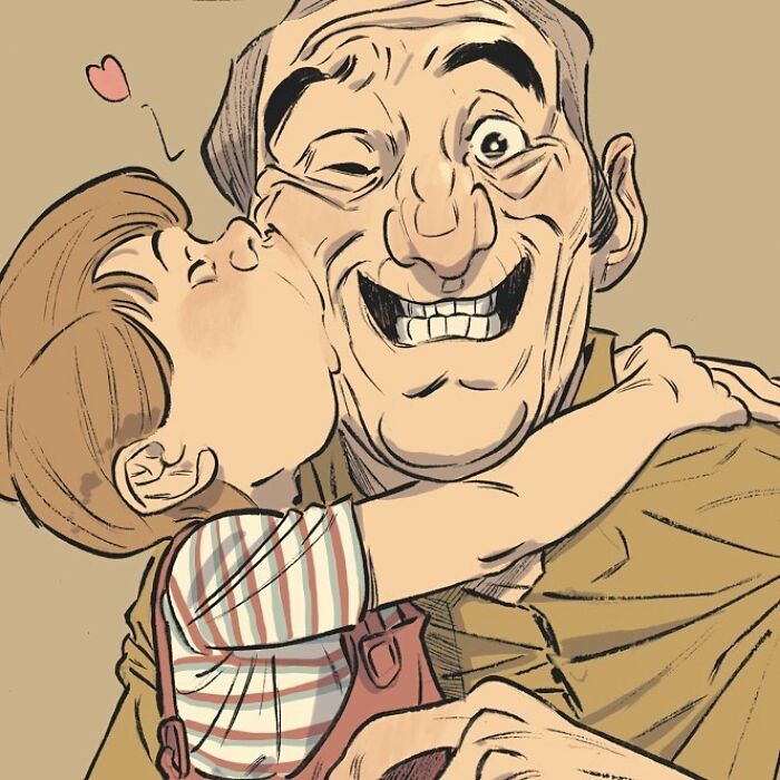 Artist Perfectly Captures The Essence Of A Loving Family (30 Illustrations) Artist Perfectly Captures The Essence Of A Loving Family (30 Illustrations)