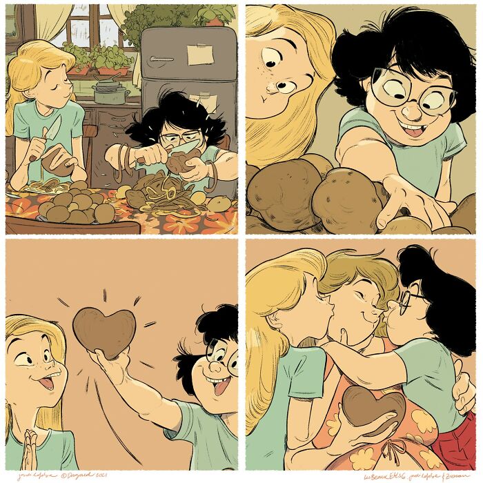 Artist Perfectly Captures The Essence Of A Loving Family (30 Illustrations) Artist Perfectly Captures The Essence Of A Loving Family (30 Illustrations)