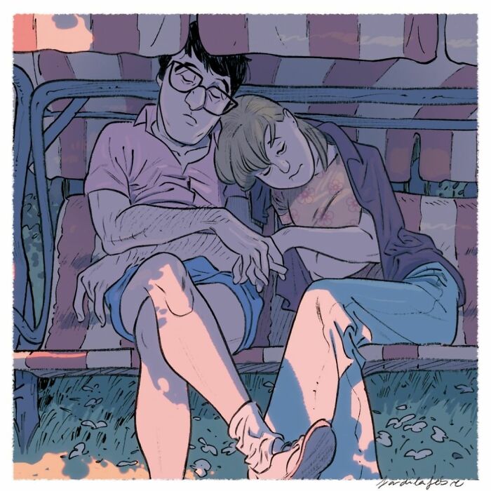 Artist Perfectly Captures The Essence Of A Loving Family (30 Illustrations) Artist Perfectly Captures The Essence Of A Loving Family (30 Illustrations)