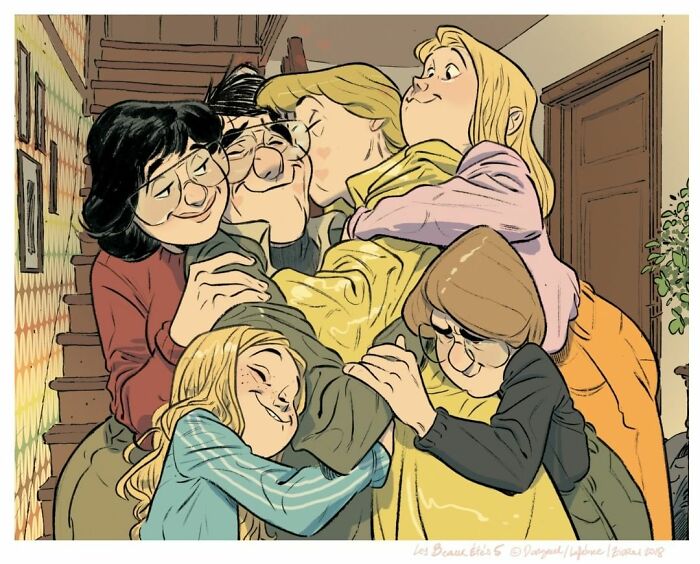 Artist Perfectly Captures The Essence Of A Loving Family (30 Illustrations) Artist Perfectly Captures The Essence Of A Loving Family (30 Illustrations)
