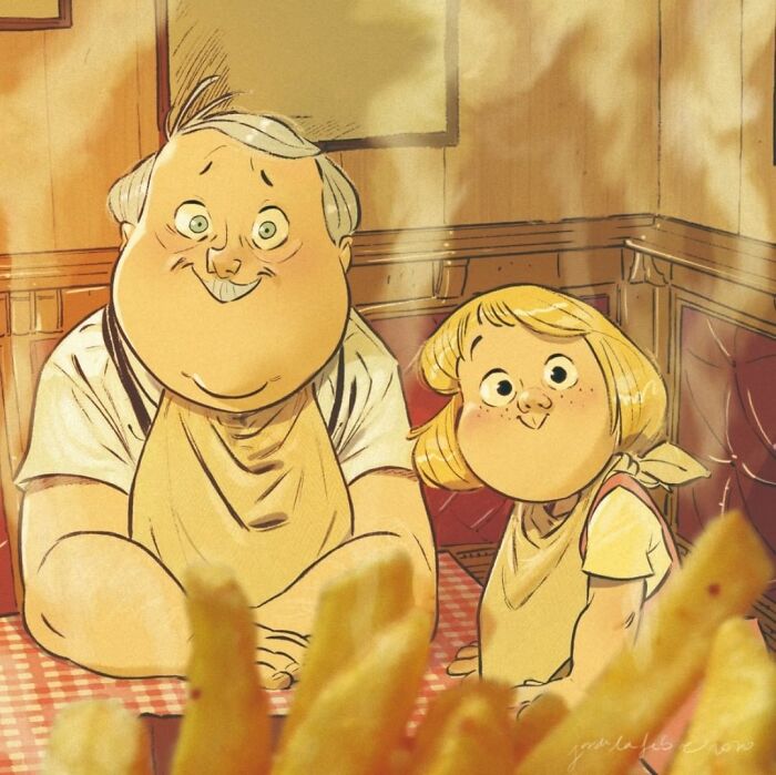 Artist Perfectly Captures The Essence Of A Loving Family (30 Illustrations) Artist Perfectly Captures The Essence Of A Loving Family (30 Illustrations)