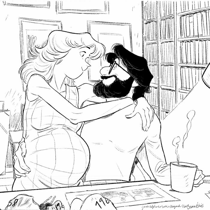 Artist Perfectly Captures The Essence Of A Loving Family (30 Illustrations) Artist Perfectly Captures The Essence Of A Loving Family (30 Illustrations)