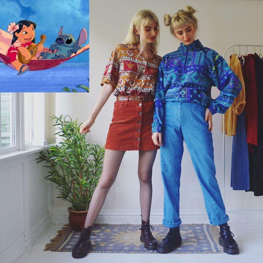 Twins Show What Pop Culture Characters Would Dress Like In Real Life (40 Pics) Twins Show What Pop Culture Characters Would Dress Like In Real Life (40 Pics)