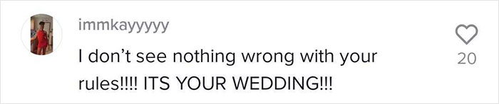 Discussion Online Ensues After This Bride-To-Be Shared A List Of 12 Rules For Guests At Her Upcoming Wedding