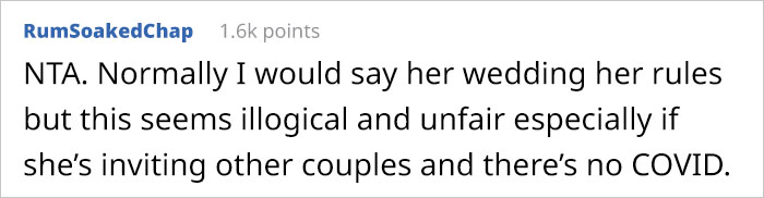 Woman Gets Labeled A Jerk For Refusing To Attend Friend’s Wedding After Her Fiance Is Not Invited Woman Gets Labeled A Jerk For Refusing To Attend Friend’s Wedding After Her Fiance Is Not Invited