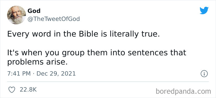 40 Of The Most Savage Things God Has Said On Twitter (New Pics) 40 Of The Most Savage Things God Has Said On Twitter (New Pics)