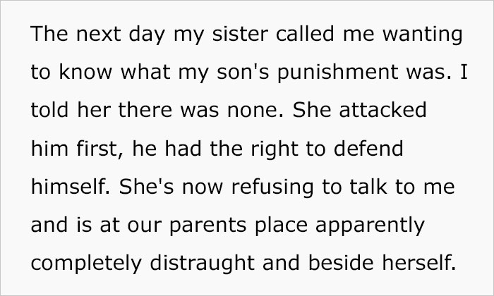 “She Attacked Him First”: Family Feud Ensues After Dad Refuses To Punish His Son For Standing Up Against His Homophobic Aunt “She Attacked Him First”: Family Feud Ensues After Dad Refuses To Punish His Son For Standing Up Against His Homophobic Aunt
