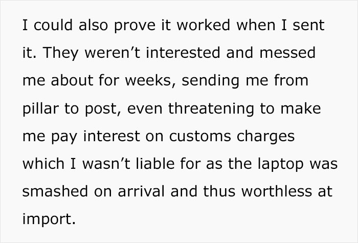 Woman Comes Up With Pro Revenge By Hiring A Bailiff After UPS Damages Her Package And Keeps Refusing To Compensate For It Woman Comes Up With Pro Revenge By Hiring A Bailiff After UPS Damages Her Package And Keeps Refusing To Compensate For It