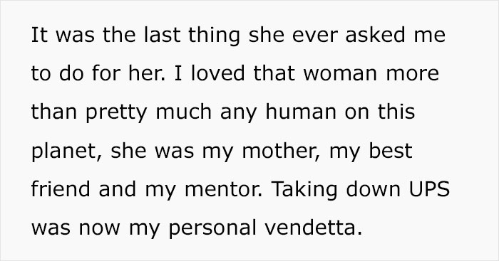 Woman Comes Up With Pro Revenge By Hiring A Bailiff After UPS Damages Her Package And Keeps Refusing To Compensate For It Woman Comes Up With Pro Revenge By Hiring A Bailiff After UPS Damages Her Package And Keeps Refusing To Compensate For It