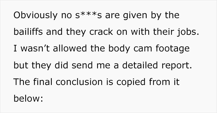 Woman Comes Up With Pro Revenge By Hiring A Bailiff After UPS Damages Her Package And Keeps Refusing To Compensate For It Woman Comes Up With Pro Revenge By Hiring A Bailiff After UPS Damages Her Package And Keeps Refusing To Compensate For It