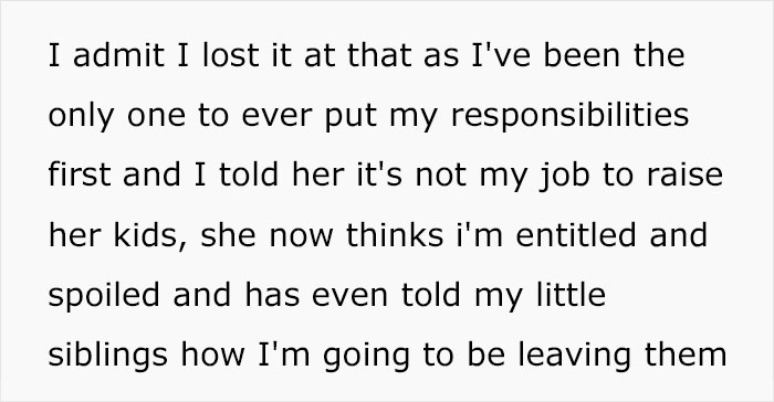 Oldest Daughter Who’d Been Caring For Her Four Siblings Decides To Put Herself First And Move Out, Mom Snaps Oldest Daughter Who’d Been Caring For Her Four Siblings Decides To Put Herself First And Move Out, Mom Snaps