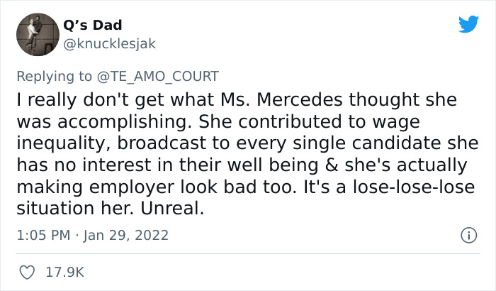 “That’s What She Asked For”: Recruiter Shared How She Offered A Candidate $85k When The Budget Was For $130k And Was Blasted For It “That’s What She Asked For”: Recruiter Shared How She Offered A Candidate $85k When The Budget Was For $130k And Was Blasted For It