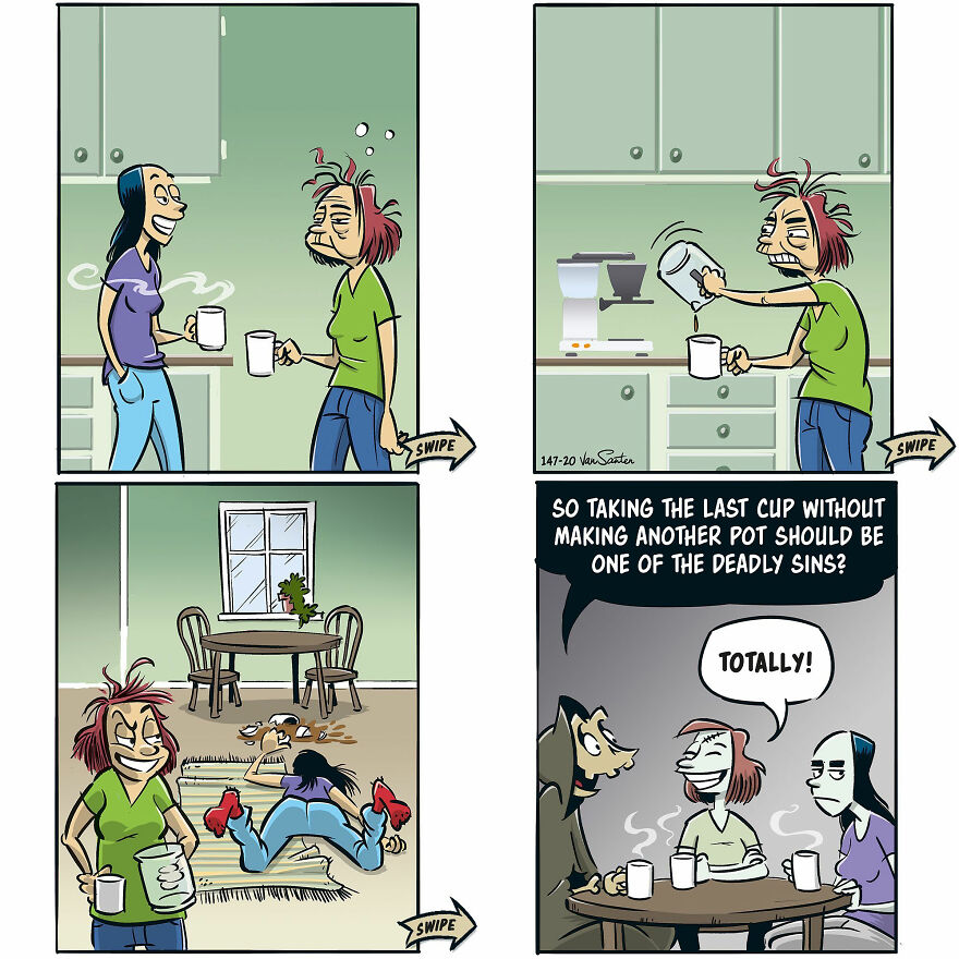 This Artist Creates Funny Comics About The Afterlife, And Here Are The Newest 30 Comics This Artist Creates Funny Comics About The Afterlife, And Here Are The Newest 30 Comics