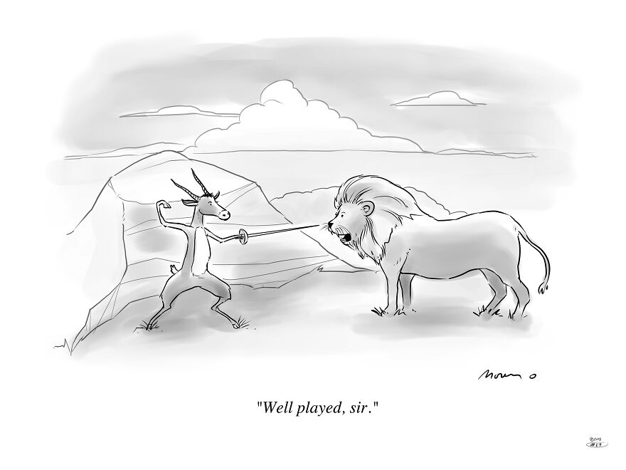 25 Absurd-Yet-Funny Cartoons I&#8217;ve Made That Got Rejected By &#8220;The New Yorker&#8221; (New Pics)