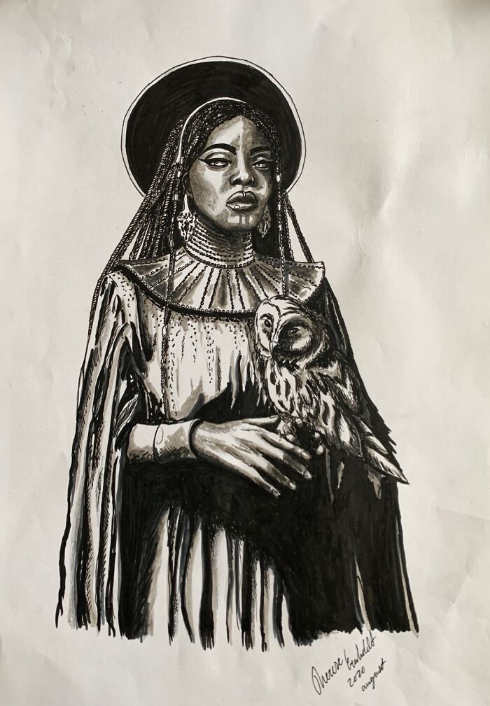 Hey Pandas, Post Your Favorite Drawing Or Painting You Have Done (Closed)