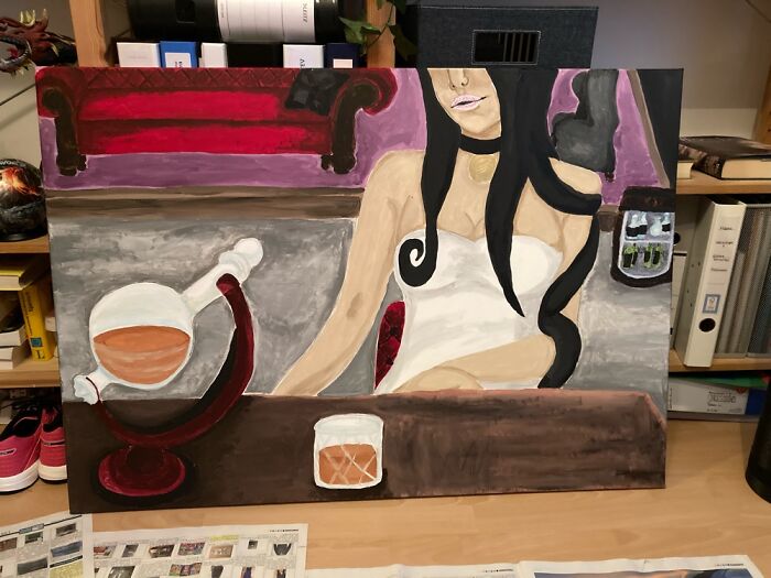 Hey Pandas, Post Your Favorite Drawing Or Painting You Have Done (Closed)