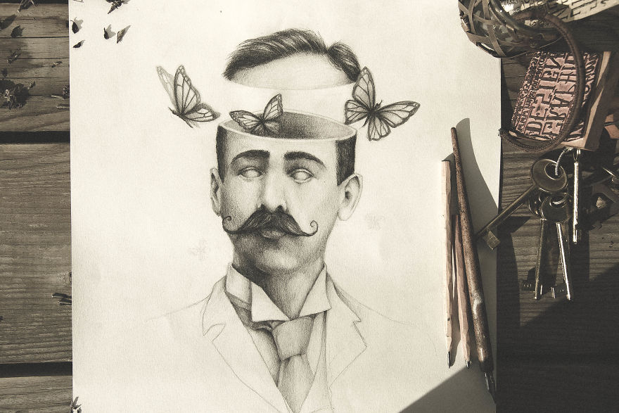 A Collection Of Pencil Drawings I Made Of Some Famous Movie Characters, Sculptures And Skulls (24 Pics) A Collection Of Pencil Drawings I Made Of Some Famous Movie Characters, Sculptures And Skulls (24 Pics)