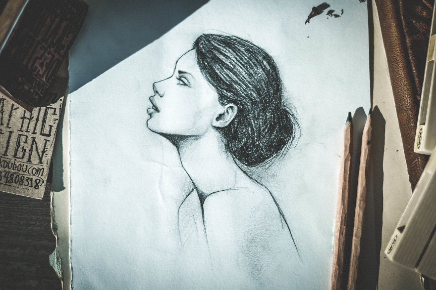 A Collection Of Pencil Drawings I Made Of Some Famous Movie Characters, Sculptures And Skulls (24 Pics) A Collection Of Pencil Drawings I Made Of Some Famous Movie Characters, Sculptures And Skulls (24 Pics)