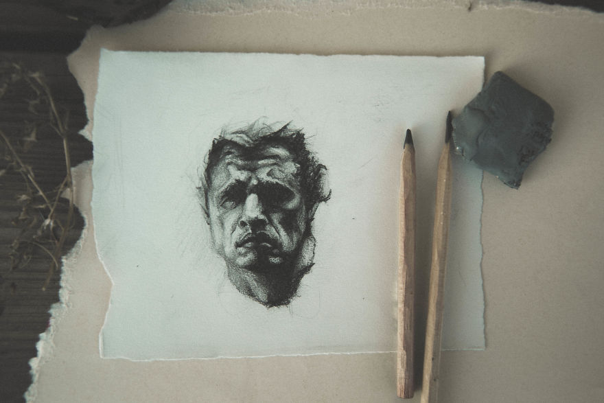 A Collection Of Pencil Drawings I Made Of Some Famous Movie Characters, Sculptures And Skulls (24 Pics) A Collection Of Pencil Drawings I Made Of Some Famous Movie Characters, Sculptures And Skulls (24 Pics)