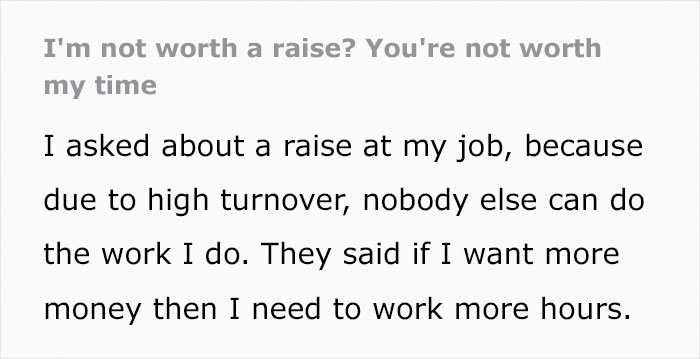 Irreplaceable Employee Asks For A Raise, Company Refuse Then Panic When They Don’t Show Up To Work Irreplaceable Employee Asks For A Raise, Company Refuse Then Panic When They Don’t Show Up To Work