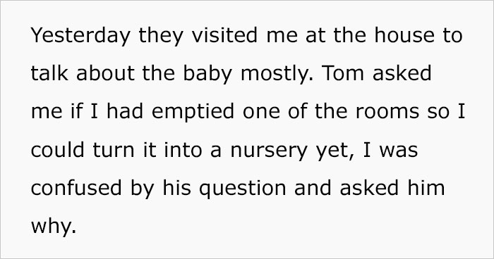 Woman Refuses To Kick Her Son Out Of His Room To Make Space For Full-Blown Nursery Her Daughter And SIL Are Demanding Woman Refuses To Kick Her Son Out Of His Room To Make Space For Full-Blown Nursery Her Daughter And SIL Are Demanding