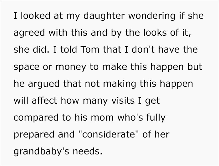 Woman Refuses To Kick Her Son Out Of His Room To Make Space For Full-Blown Nursery Her Daughter And SIL Are Demanding Woman Refuses To Kick Her Son Out Of His Room To Make Space For Full-Blown Nursery Her Daughter And SIL Are Demanding