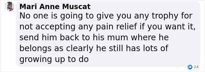 Husband Insists Wife Has A Natural Birth Without Epidural When She Wants A Water Birth, Says His Word Is Final Husband Insists Wife Has A Natural Birth Without Epidural When She Wants A Water Birth, Says His Word Is Final