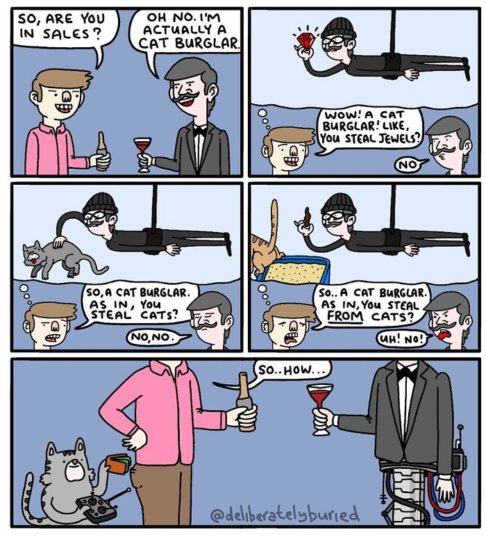 30 New Funny And Unexpectedly Twisted “Deliberately Buried” Comics For Those With A Darker Sense Of Humor