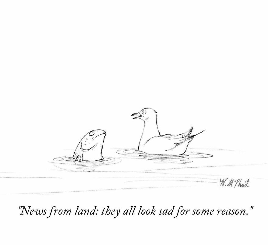 “The New Yorker” Cartoonist Makes Unexpected And Clever Comics (30 New Pics) “The New Yorker” Cartoonist Makes Unexpected And Clever Comics (30 New Pics)