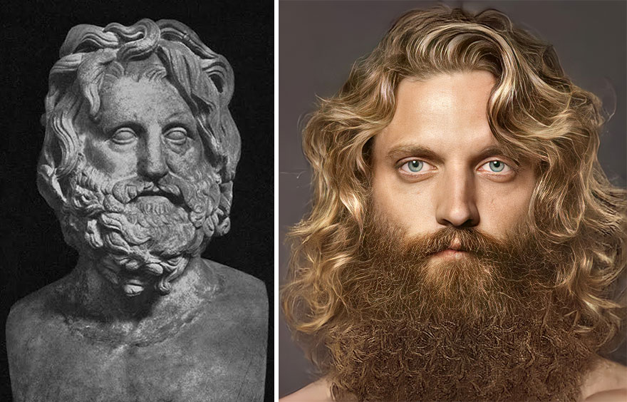 I Used AI To Find Out What These 33 Historical And Mythical Figures Would Look Like If They Were Modern Everyday People (New Pics)