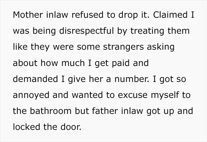 &#8220;They Were Giving Me Huge Red Flags&#8221;: In-Laws Lock Their Son-In-Law In A Room With Them When He Doesn’t Reveal His Salary To Them