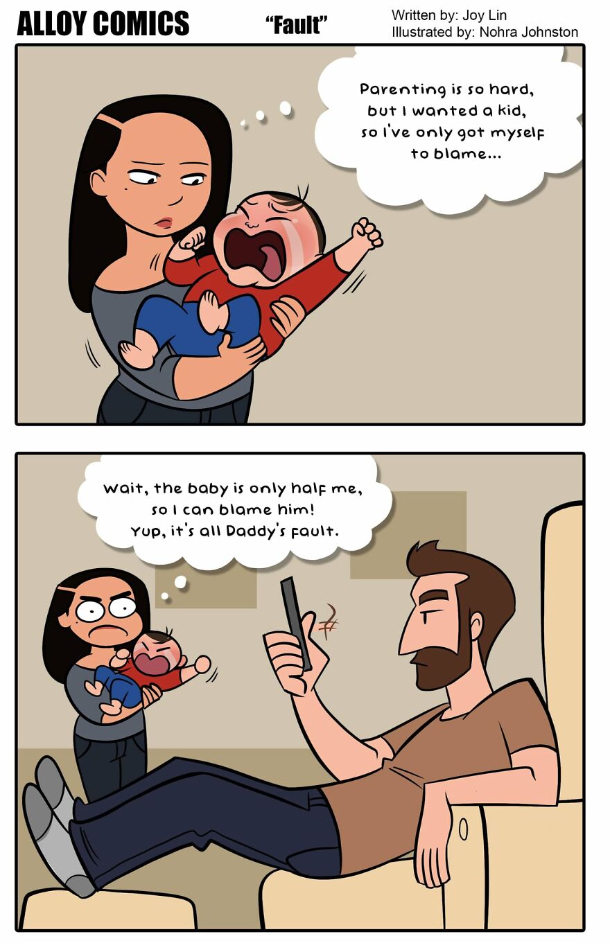 I Capture My And My Husband’s Parenting Problems And Joys In 50 Honest Comics I Capture My And My Husband’s Parenting Problems And Joys In 50 Honest Comics