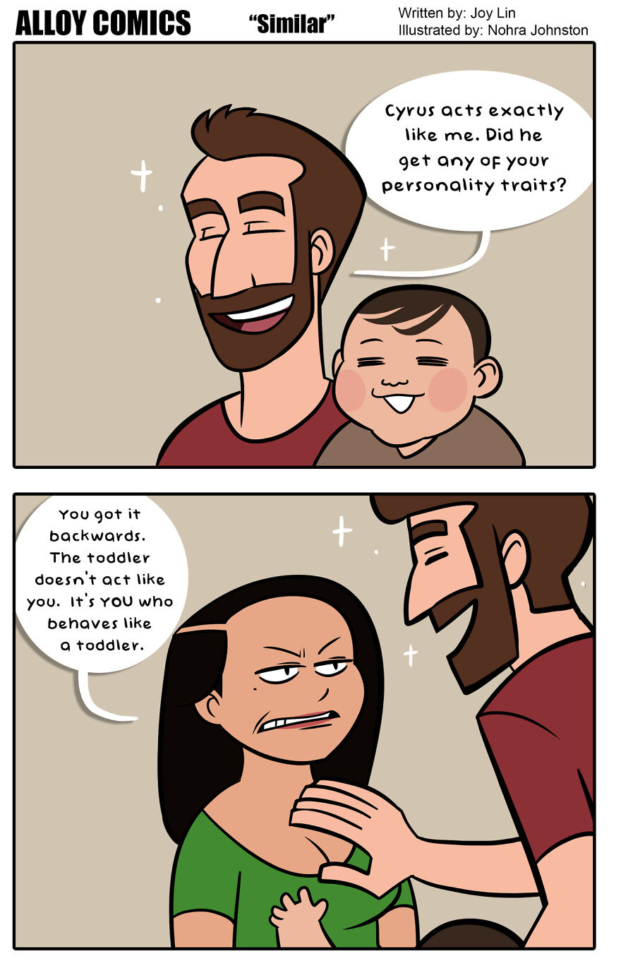 I Capture My And My Husband’s Parenting Problems And Joys In 50 Honest Comics I Capture My And My Husband’s Parenting Problems And Joys In 50 Honest Comics