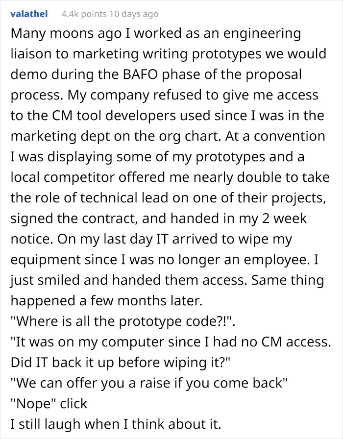 Boss Fires IT Guy, Makes Him Delete All The Files Despite Being Advised Not To, Realizes His Mistake Too Late Boss Fires IT Guy, Makes Him Delete All The Files Despite Being Advised Not To, Realizes His Mistake Too Late