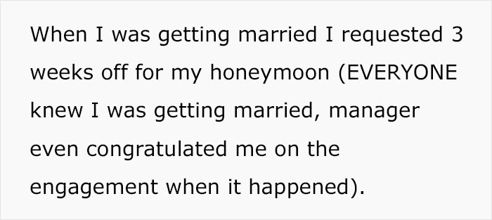 Employee Gets Refused 3 Weeks’ Time Off For Honeymoon, Cues Malicious Compliance That Gets His Manager Into Trouble