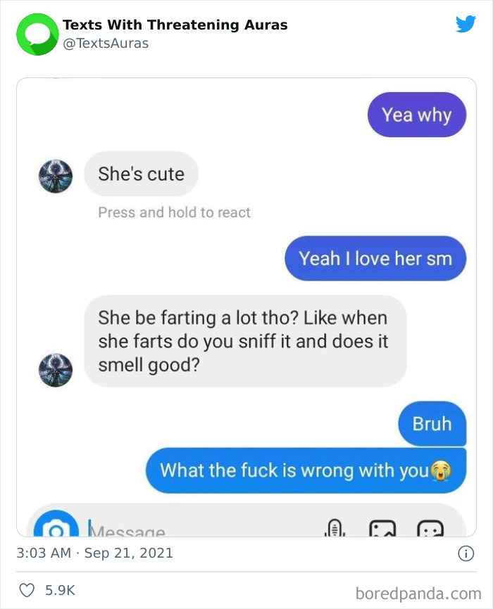 30 “Cursed” Texts With The Most Threatening Auras Shared On This Account 30 “Cursed” Texts With The Most Threatening Auras Shared On This Account