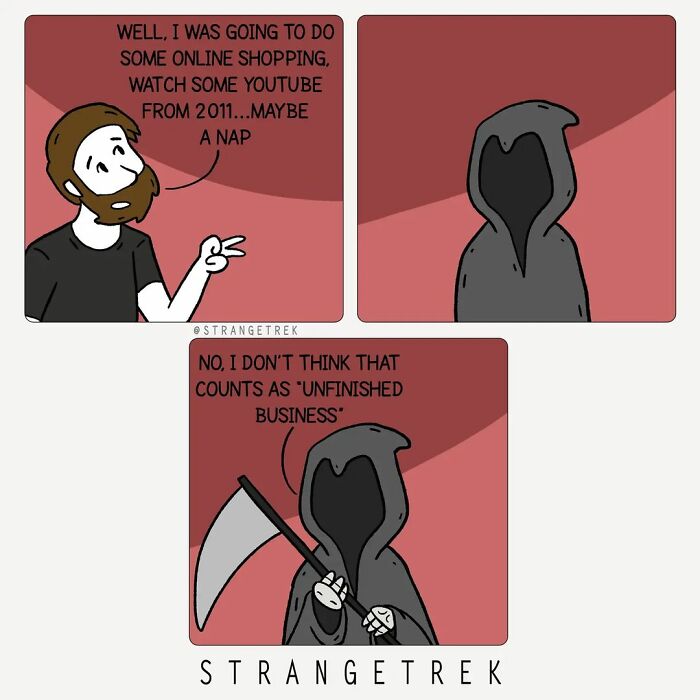 50 New Funny Comics By StrangeTrek With Unexpected Endings And Dark Undertones 50 New Funny Comics By StrangeTrek With Unexpected Endings And Dark Undertones