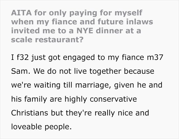 Toxic Family Invites Son’s SO To A Fancy Dinner Just So She Can Pay For Everyone Toxic Family Invites Son’s SO To A Fancy Dinner Just So She Can Pay For Everyone