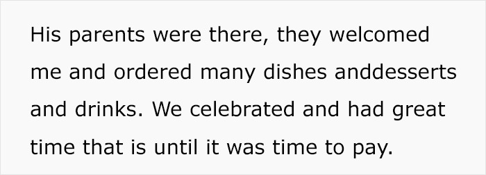 Toxic Family Invites Son’s SO To A Fancy Dinner Just So She Can Pay For Everyone Toxic Family Invites Son’s SO To A Fancy Dinner Just So She Can Pay For Everyone