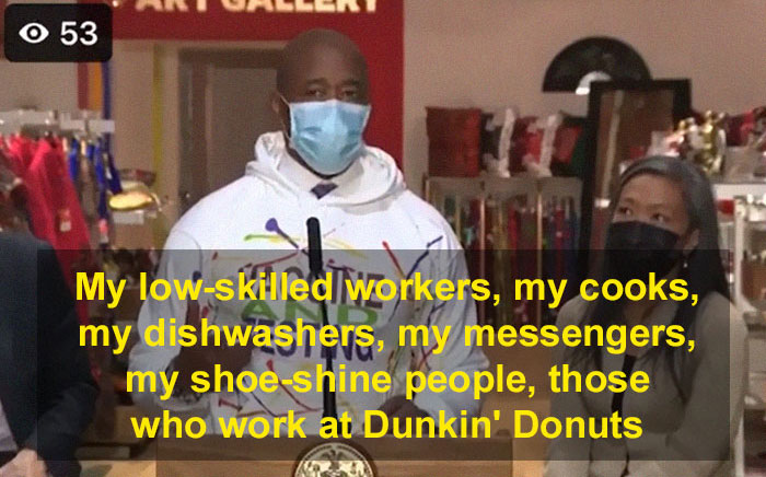 25 Of The Best Responses To New York&rsquo;s New Mayor Eric Adams Calling Workers &lsquo;Low-Skill&rsquo;