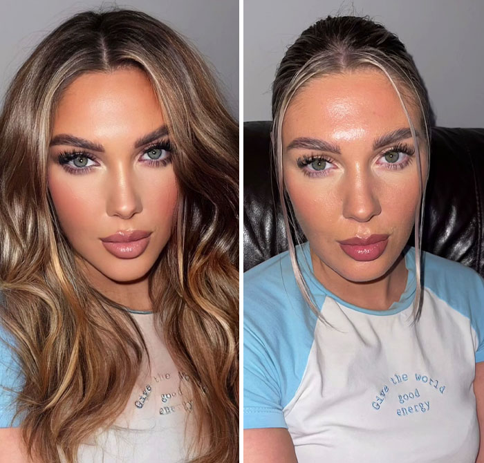 TikToker Goes Viral By Exposing The Truth Behind Heavily-Edited Pictures On Social Media (30 Pics) TikToker Goes Viral By Exposing The Truth Behind Heavily-Edited Pictures On Social Media (30 Pics)