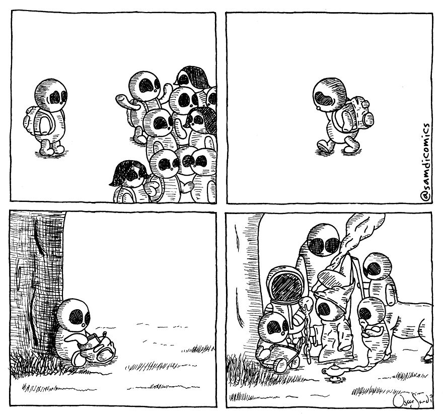 25 Dark Humor Comics I Drew To Escape From My Everyday Life 25 Dark Humor Comics I Drew To Escape From My Everyday Life