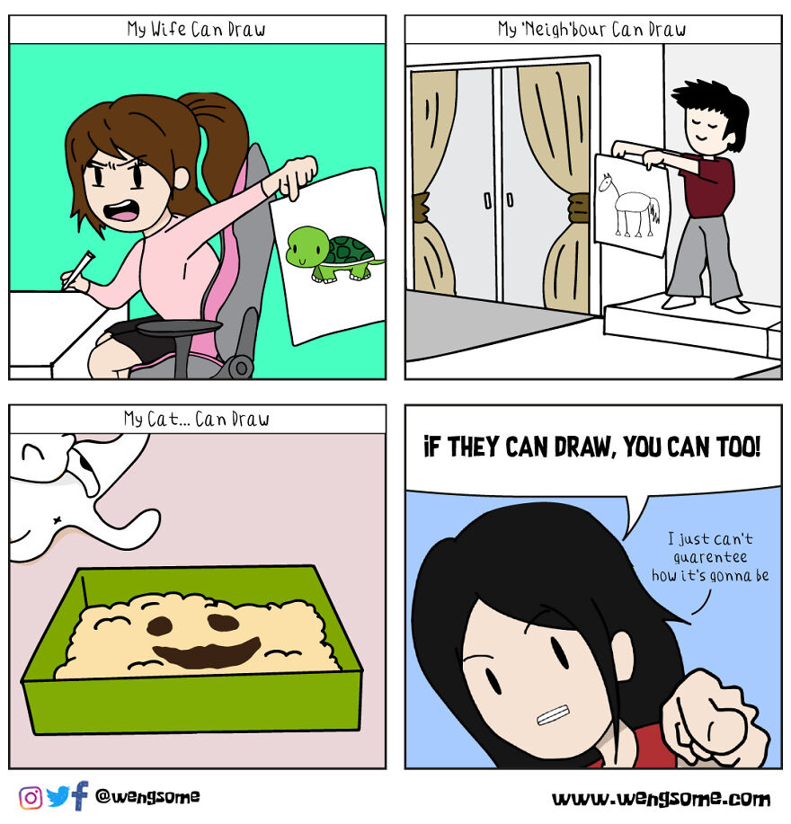 Let Me Try To Make You Laugh With My 30 Silly Comics About Everyday Life (New Pics)