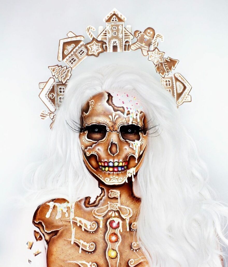 SFX Artist Brings Makeup To A Whole New Level By Turning Herself Into Any Character, Thing Or Element (30 Pics)