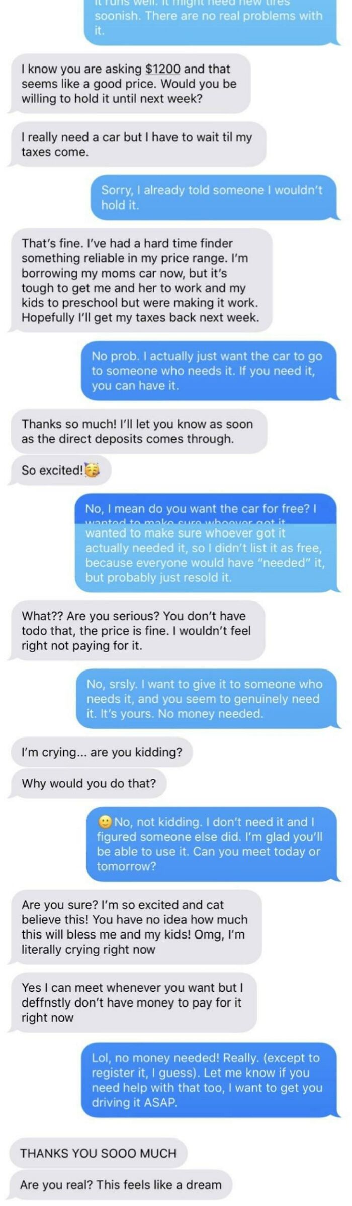 30 Times Good-Hearted People Surprised Everyone By Being The Opposite Of Choosing Beggars 30 Times Good-Hearted People Surprised Everyone By Being The Opposite Of Choosing Beggars