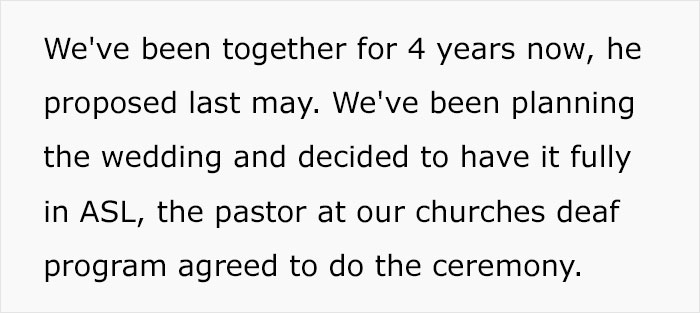 Unsupportive Mom Upset After Her Deaf Daughter Decides To Hold Her Wedding Ceremony In Sign Language Unsupportive Mom Upset After Her Deaf Daughter Decides To Hold Her Wedding Ceremony In Sign Language