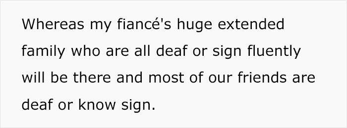 Unsupportive Mom Upset After Her Deaf Daughter Decides To Hold Her Wedding Ceremony In Sign Language Unsupportive Mom Upset After Her Deaf Daughter Decides To Hold Her Wedding Ceremony In Sign Language